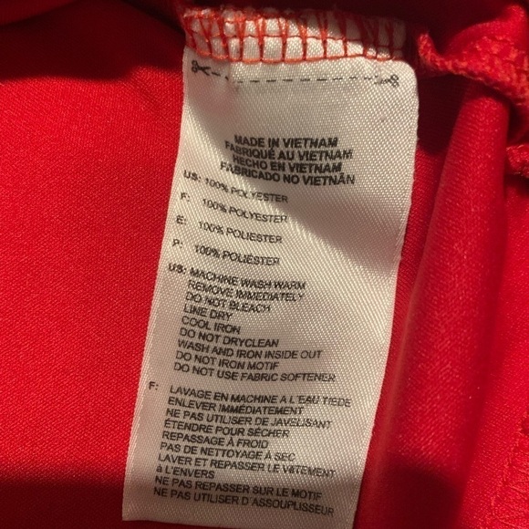 GUC Adidas Adipure Sport Shirt size Small red and white soccer football - Picture 6 of 6